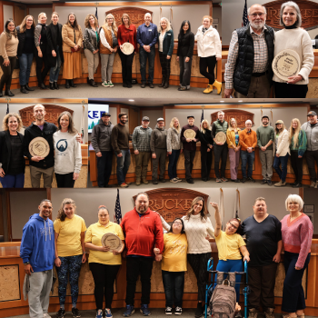 Colage of photos of all the honorees who received Gratitude Awards from our Council in 2024. 