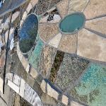 Close-up image of Path art installation.