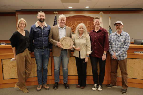 The Truckee Donner Land Trust receiving a 2025 Gratitude Award